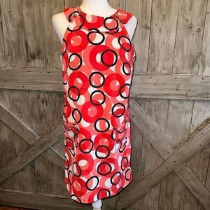 Kim Rodgers Circle Geometric Dress Petite